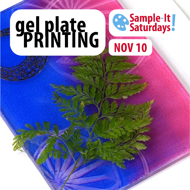 Sample-It Saturdays: Gel Plate Printing