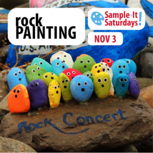 Sample-It Saturdays: Rock Painting! @ Hull's Art Supply & Framing | New Haven | Connecticut | United States