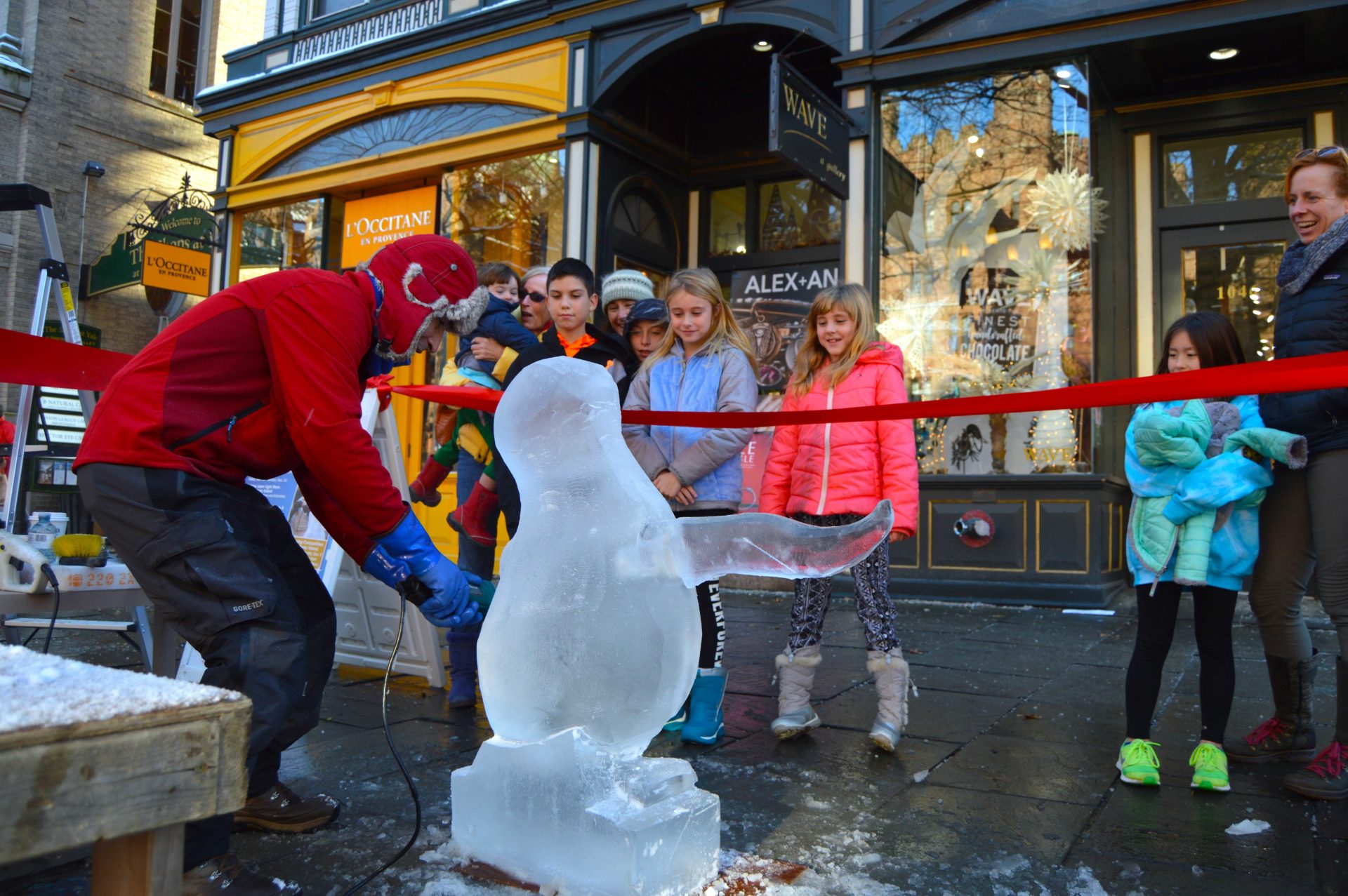 Ice Carving Demonstrations