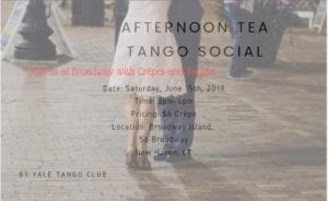 Afternoon Tea Tango Social @ Afternoon Tea Tango Social