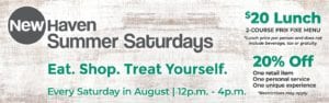 Summer Saturdays in New Haven - Shopping & Dining Celebration @ New Haven, CT