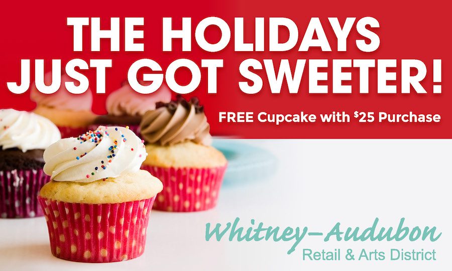 Free Cupcake with Purchase in Whitney-Audubon District