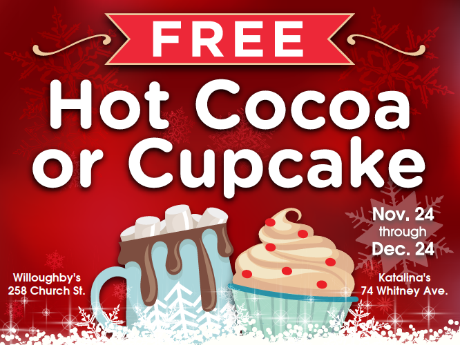 Free Hot Cocoa & Cupcake in Whitney-Audubon