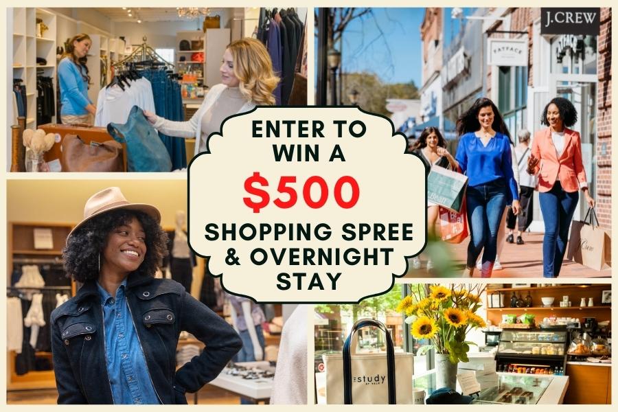 $500 Shopping Spree & Overnight Stay Giveaway