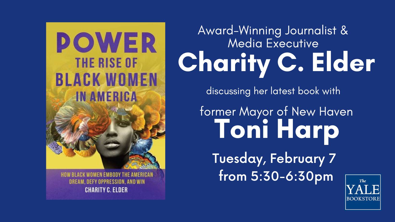 POWER: The Rise of Black Women in America. Charity C. Elder Author Event.