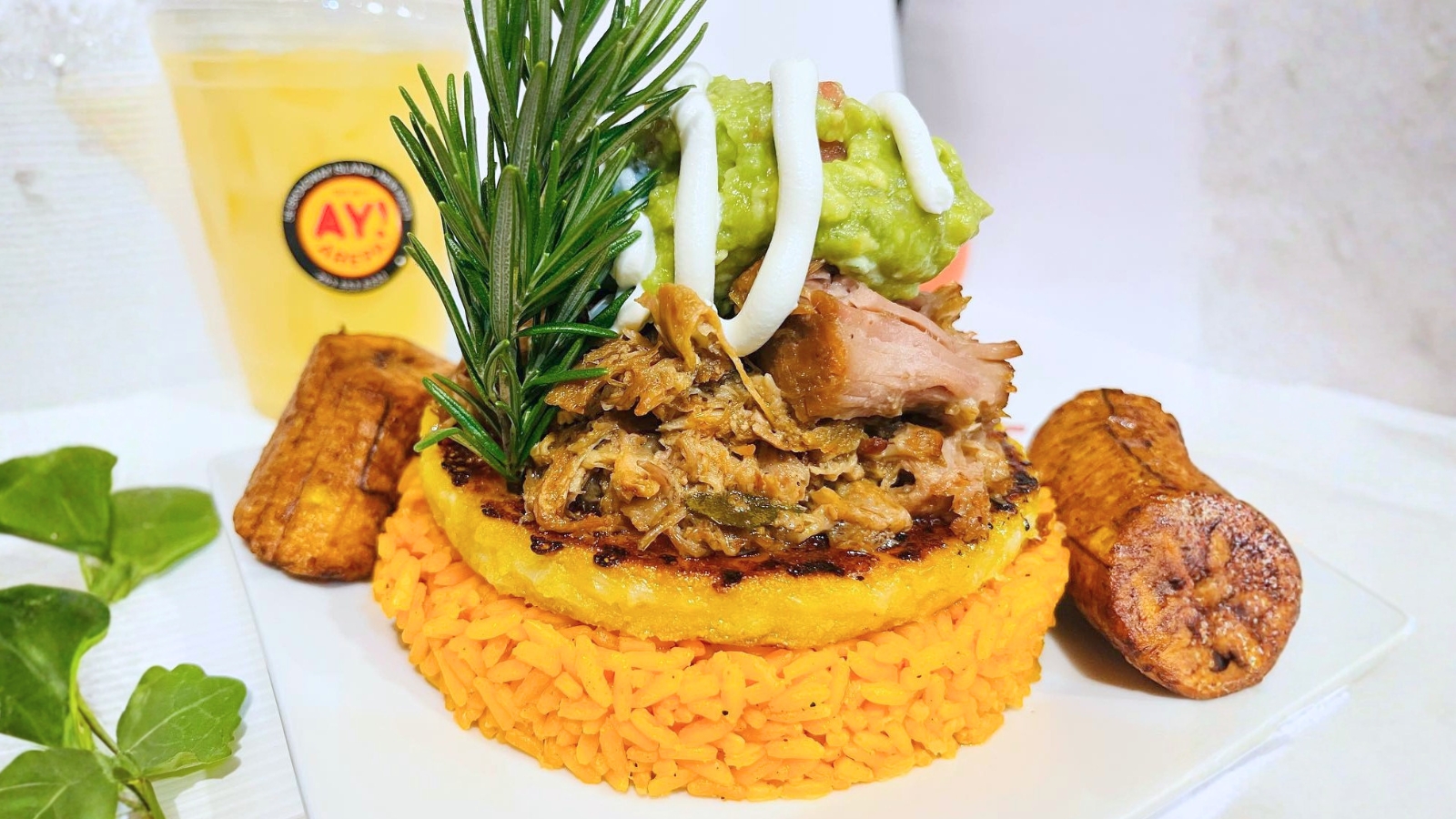 AY Arepa serves traditional Colombian-style arepas and casual Latin American fusion cuisine, including empanadas, burritos, elote, churros, and more, all prepared fresh to order.